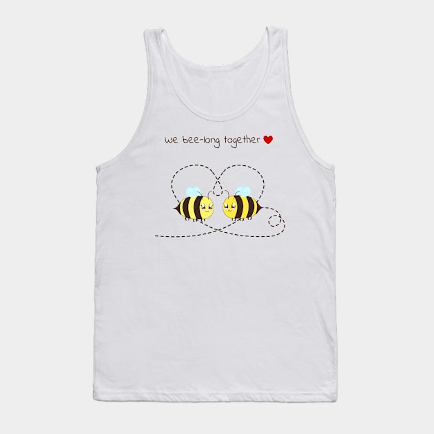 We belong together Tank Top by Megan Noble